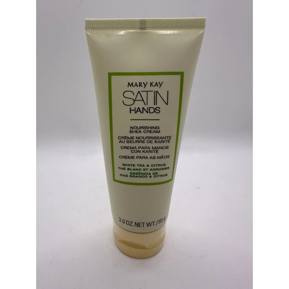 Mary Kay Satin‎ Hands Nourishing Shea Cream White Tea and Citrus. 3oz. NEW!